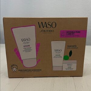 Shiseido Waso Invisible Pore Care S E T (Full Size 80ml Mask)